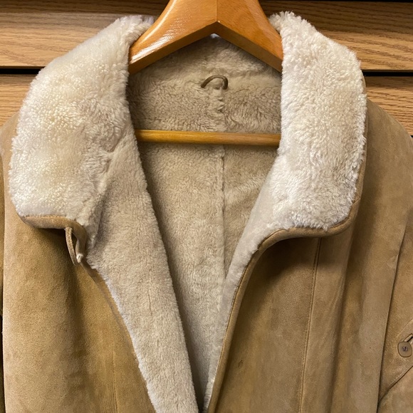 Fendi vintage coat leather & sheepskin medium - Picture 6 of 16